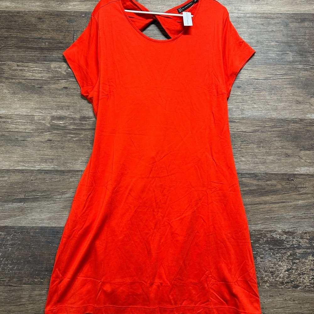 New York & Company Red A-line Mini Dress